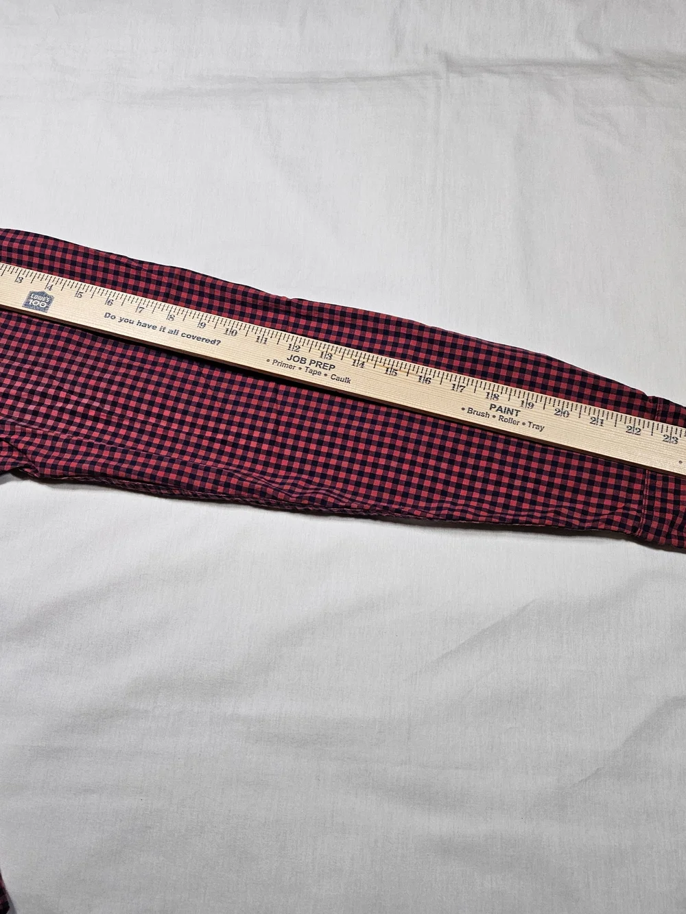 J.Crew Men's Medium Flex Washed Slim Fit Gingham Button Down Shirt Red Navy